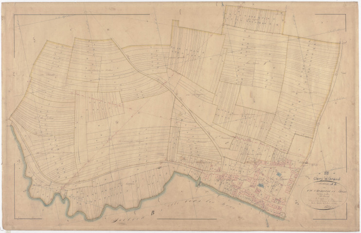 CLERY-LE-GRAND - Section A - du chemin de Dun - feuille 02