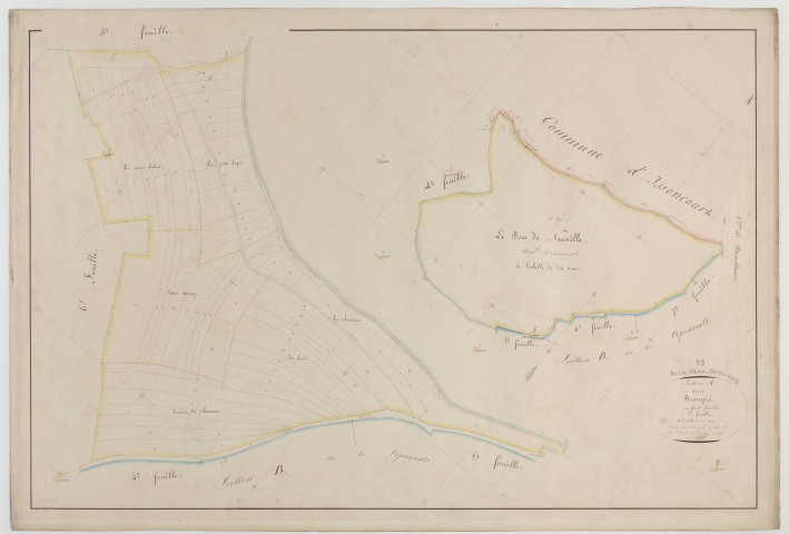 NEUVILLE-EN-VERDUNOIS - Section A de Brompré feuille 05