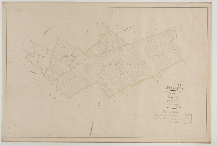 SEPVIGNY - Section A du Vieux Astre feuille 05