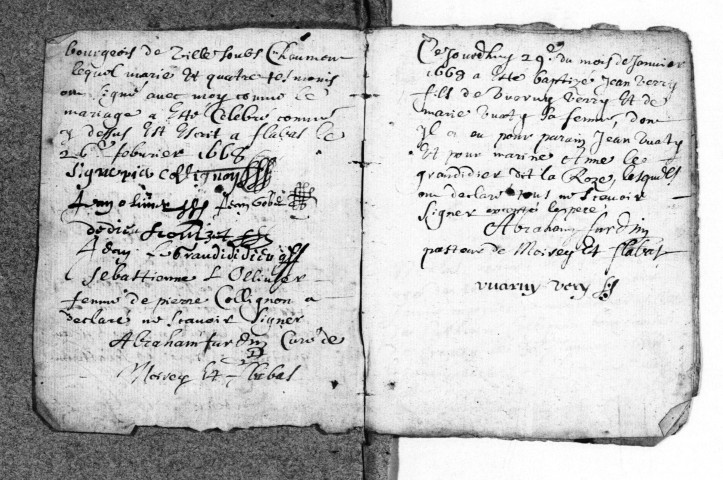 Baptêmes, Mariages, Sépultures (1668-1791)