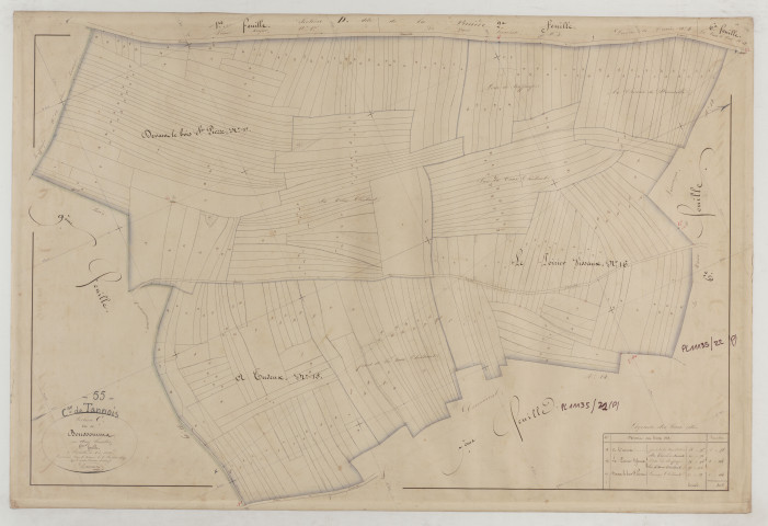 TANNOIS - Section C de Boussomma feuille 08