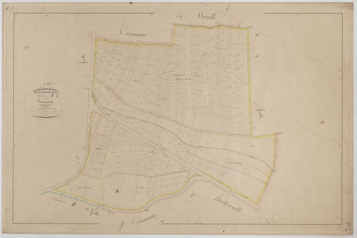 HATTONCHATEL - Section A des Harévaux feuille 02