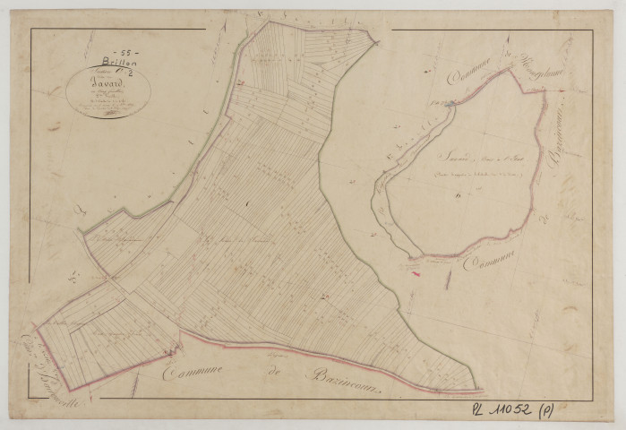 BRILLON - Section C de Savard feuille 02