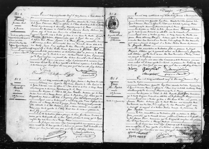 Naissances, Mariages, Décès (1869-1870)