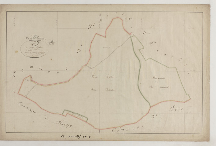 FAINS - Section C des Bois feuille 02