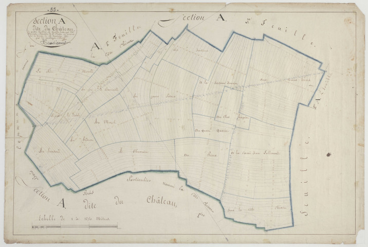 HEUDICOURT - Section A du Château feuille 02