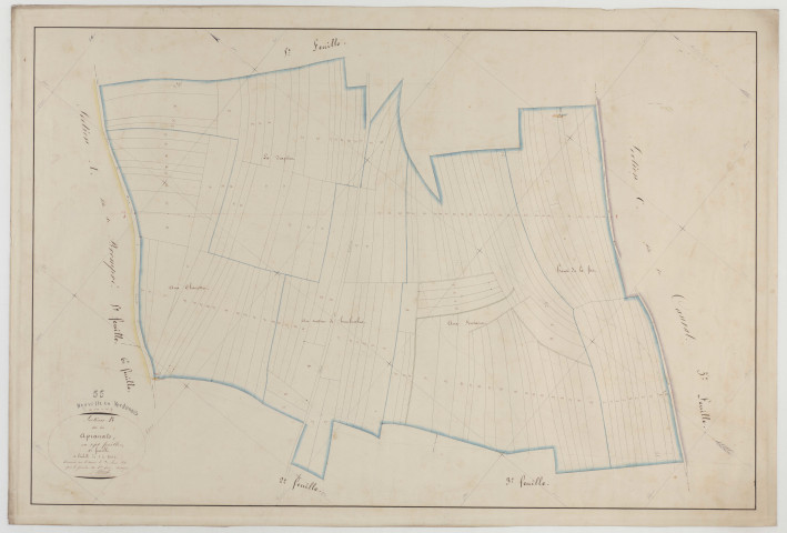 NEUVILLE-EN-VERDUNOIS - Section B des Apranats feuille 04