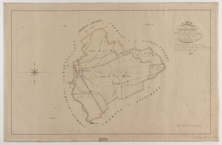 NOUILLONPONT - Tableau d'assemblage - feuille 01