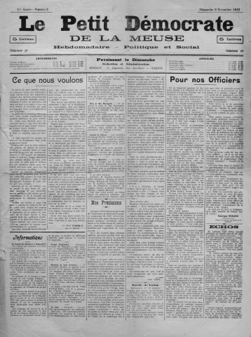 Le Petit Démocrate de la Meuse