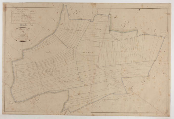 WAVRILLE - Section B - des Bois - feuille 04