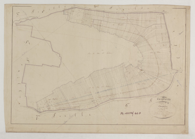 LONGEVILLE - Section C des Chalaides feuille 06