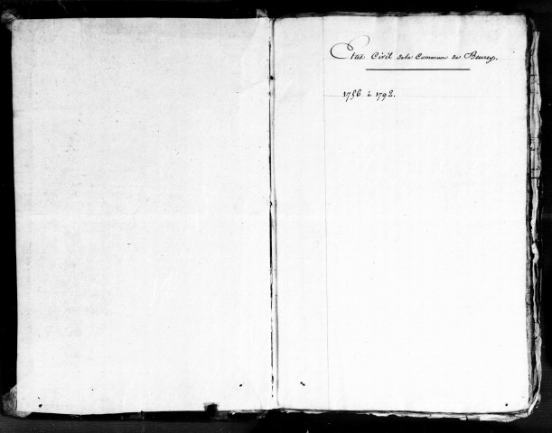 Baptêmes, Mariages, Sépultures (1756-1792)