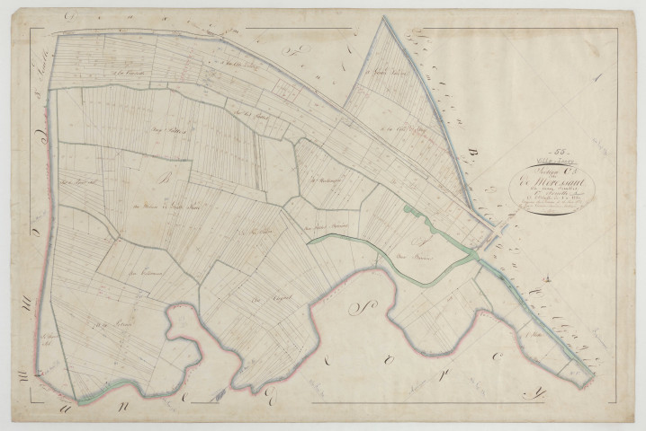 VILLE-ISSEY - Section C de Moressaut feuille 01