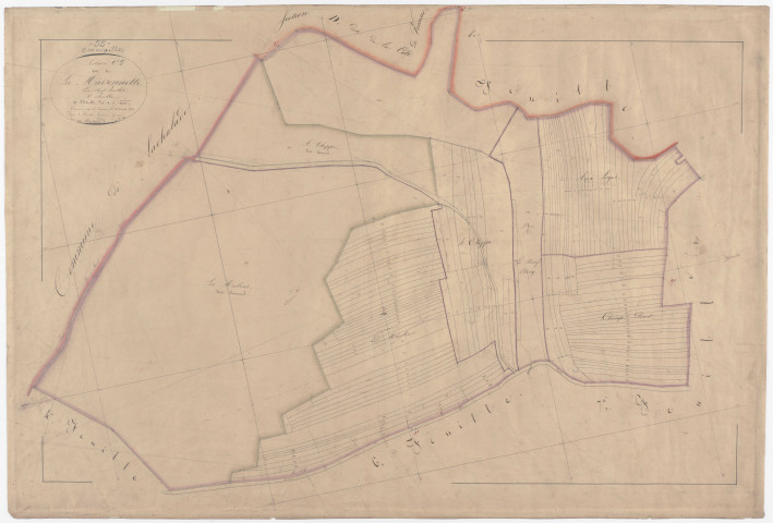 BOUREUILLES - Section C - de la Maisonnette - feuille 05