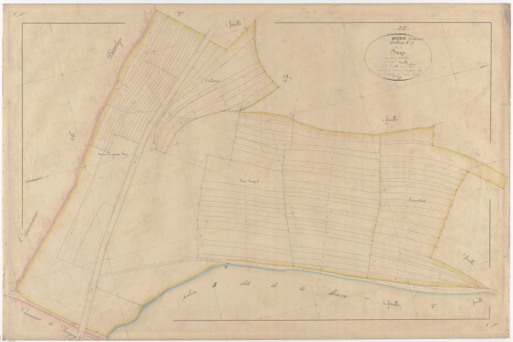 QUINCY - Section C - du Fays - feuille 01