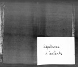 Sépultures (1734-1743)