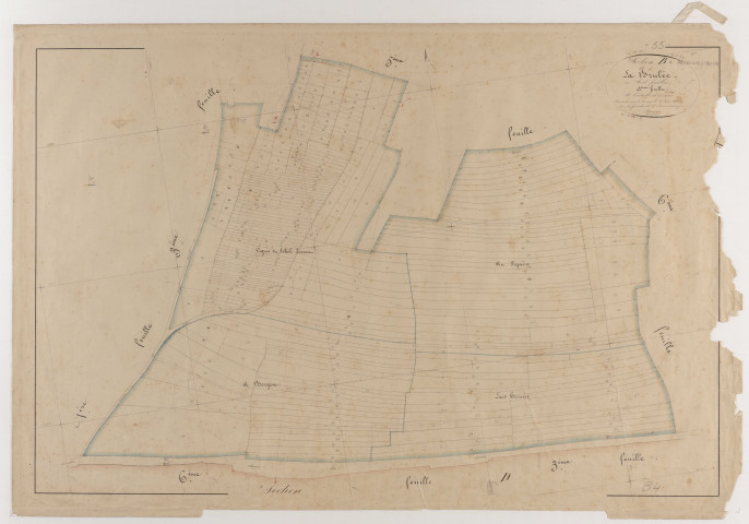 BELLEVILLE - Section B - de la Brulée - feuille 04