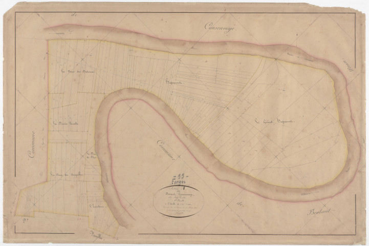 FORGES - Section A - devant Consenvoye - feuille 01