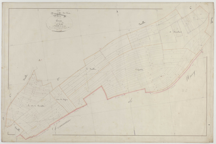 PIERREFITTE - Section D de la Corvée feuille 05