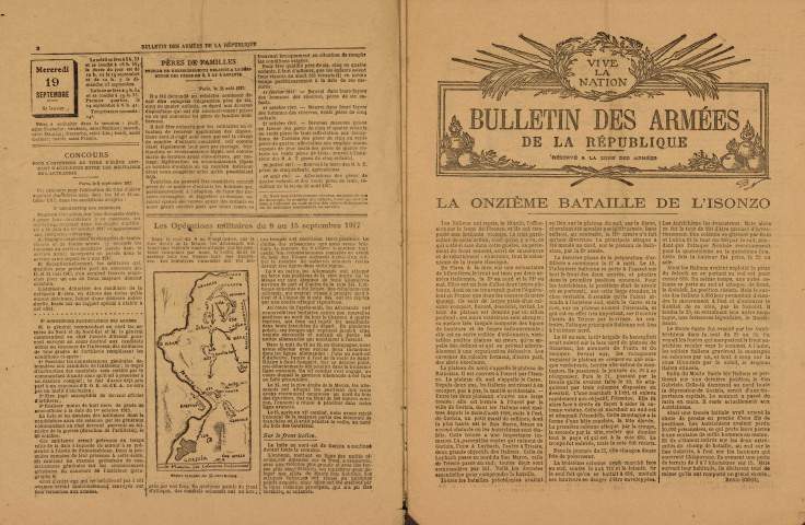 3 numéros du journal : Bulletin des armées de la République