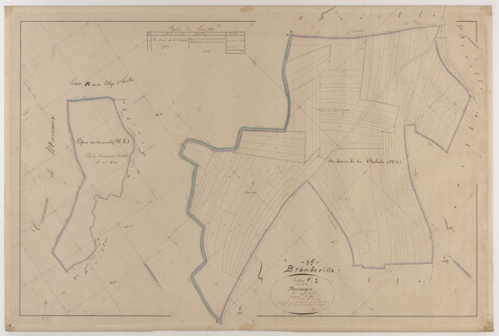 BRANDEVILLE - Section C - de la Montagne - feuille 02