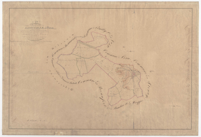 LANEUVILLE-SUR-MEUSE - Tableau d'assemblage - feuille 01