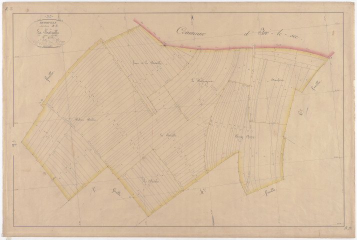 REMOIVILLE - Section B - de la Bataille - feuille 03