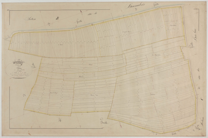 BUXIERES - Section D de la Méze feuille 02