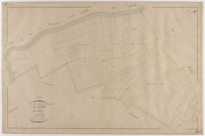 JUVIGNY-SUR-LOISON - Section B - des Fourches - feuille 06