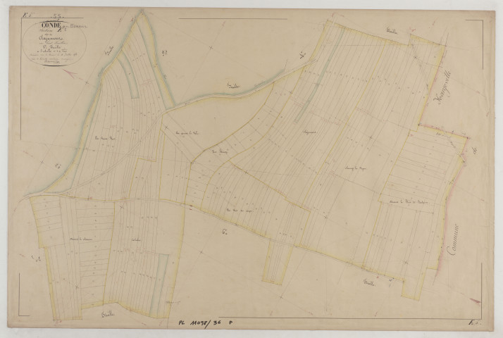 CONDE - Section E de Clajumont feuille 05