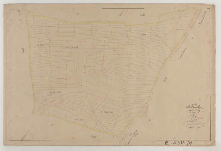 BOUCHON (LE) - Section A du Village feuille 03