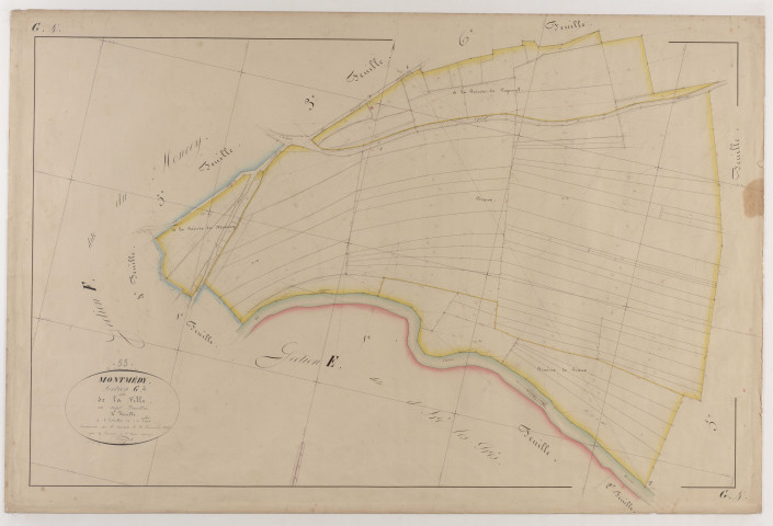 MONTMEDY - Section G - de la Ville - feuille 04