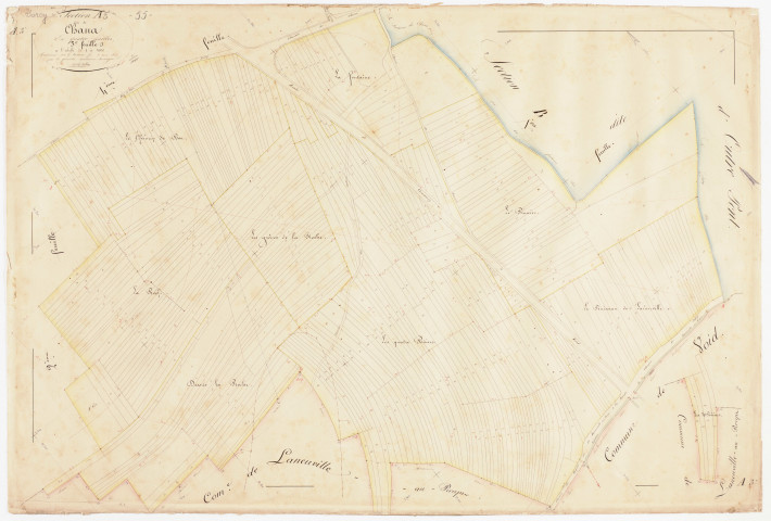 SORCY-SAINT-MARTIN - Section A de Chana feuille 03