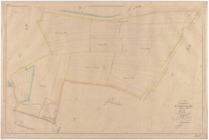 RARECOURT - Section D - de la Henrée - feuille 02