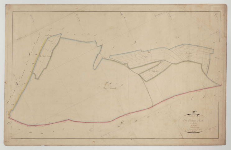 TOURAILLES - Section B du Coteau Rôti feuille 03
