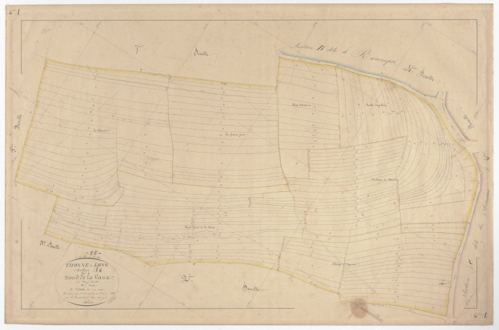 THONNE-LA-LONG - Section A - du Fond de la Vaux - feuille 06