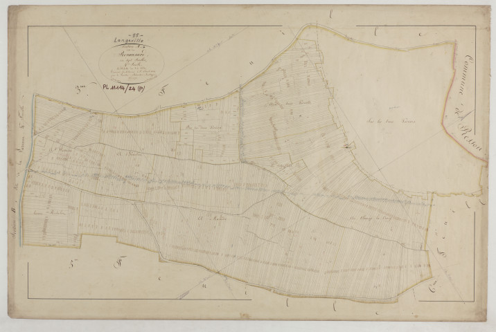 LONGEVILLE - Section A du Revausard feuille 04