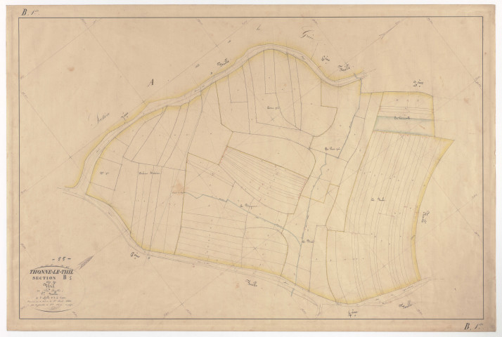 THONNE-LE-THIL - Section B - du Thil - feuille 01