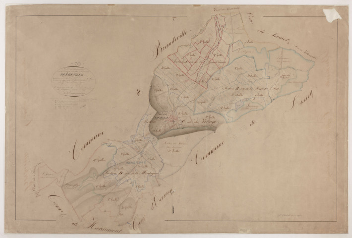 BREHEVILLE - Tableau d'assemblage - feuille 01