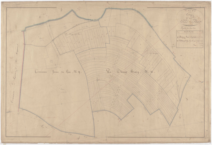 ROMAGNE-SOUS-LES-COTES - Section C - des Bois - feuille 05