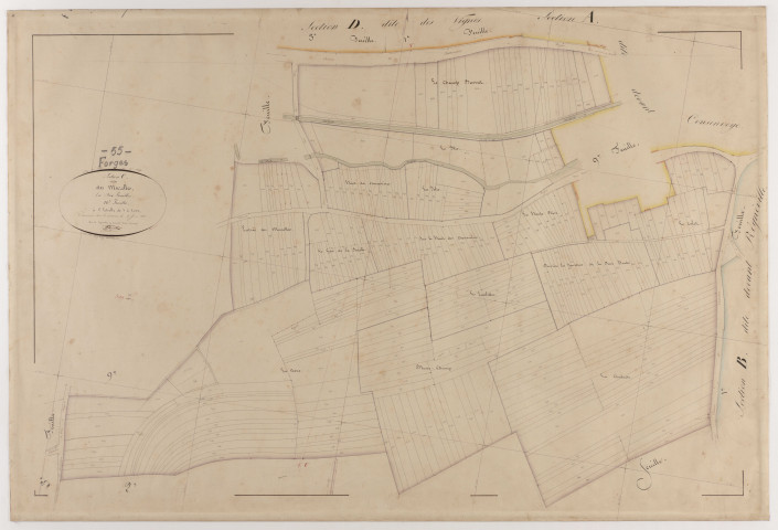 FORGES - Section C - des Mazelles - feuille 10