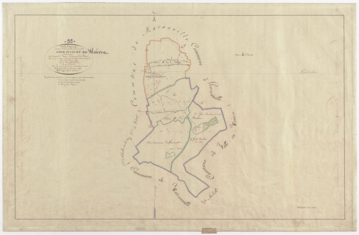 GRIMAUCOURT-EN-WOEVRE - Tableau d'assemblage - feuille 01