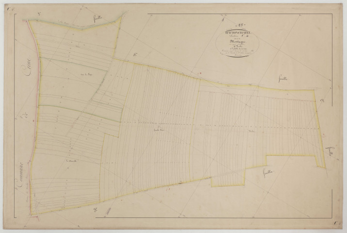 HATTONCHATEL - Section C de la Montagne feuille 04