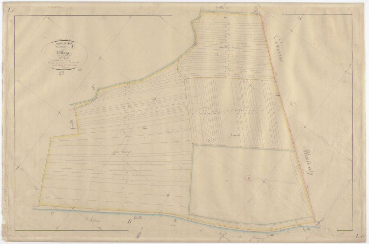 IRE-LE-SEC - Section A - du Village - feuille 04