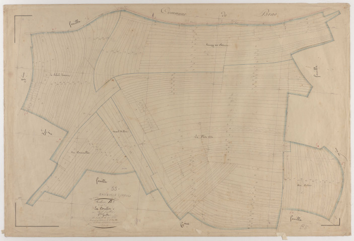 BELLEVILLE - Section B - de la Brulée - feuille 05