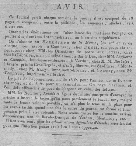 Le Narrateur de la Meuse