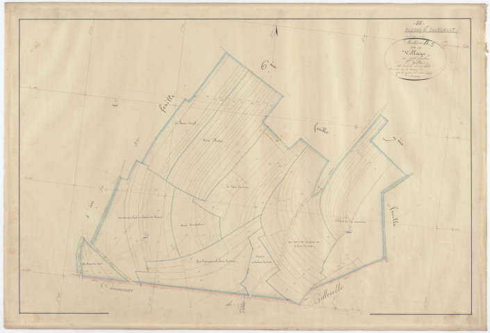 FLEURY-DEVANT-DOUAUMONT - Section B - du Village - feuille 05