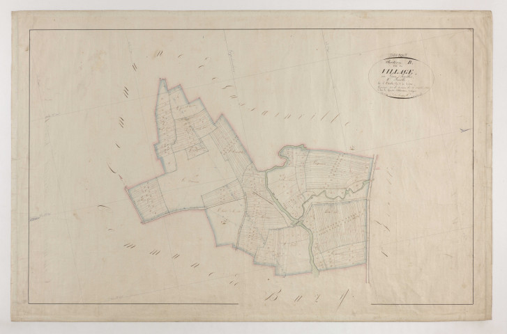 DARMONT - Section B - du Village - feuille 02