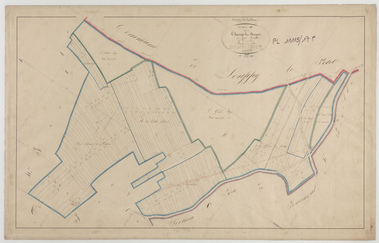 LOUPPY-LE-CHÂTEAU - Section B Champ les Royers feuille 07