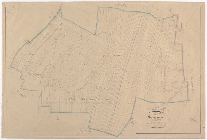 GESNES - Section B - du Moulin-à-Vent - feuille 03